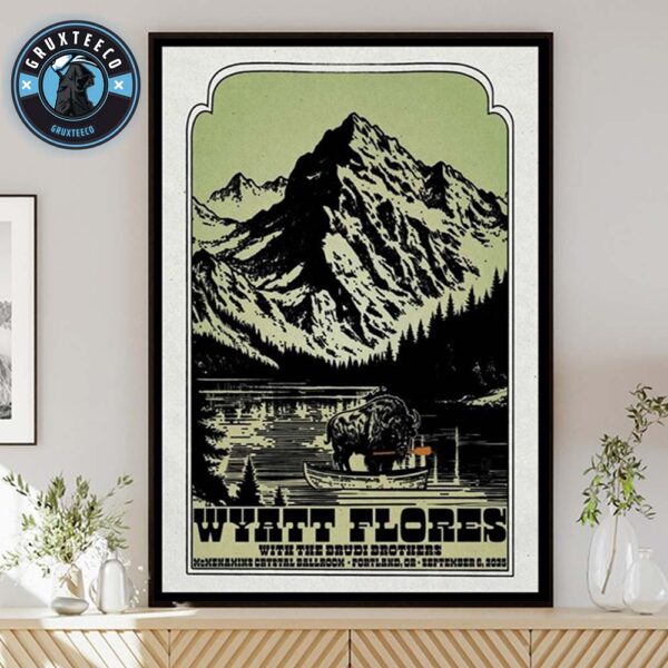Wyatt Flores With The Brudi Brothers At McMenamins Crystal Ballroom In Portland Oregon On September 6 2025 Home Decor Poster Canvas