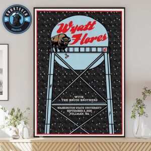 Wyatt Flores With The Brudi Brothers At Washington State University In Pullman WA On September 5 2025 Home Decor Poster Canvas