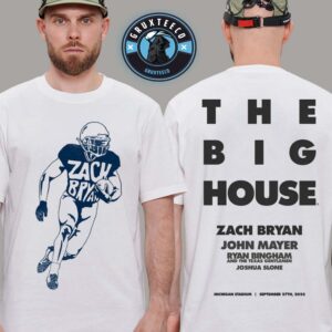 Zach Bryan And Michigan Wolverines Live From The Big House NFL At Ann Arbor In Michigan Stadium On September 27 2025 Unisex T-Shirt